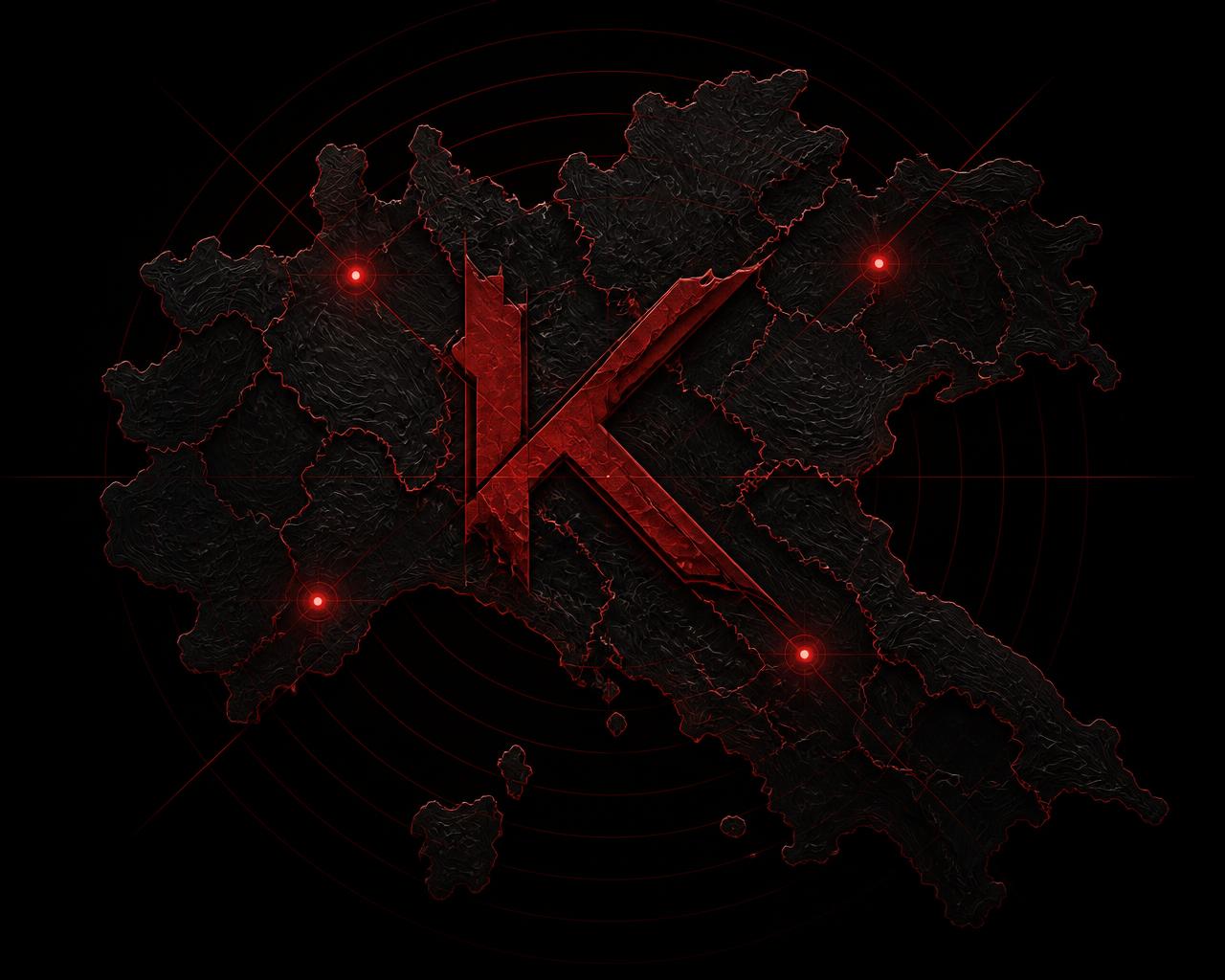 Mappa KTEAM del territorio con i quattro HUB evidenziati